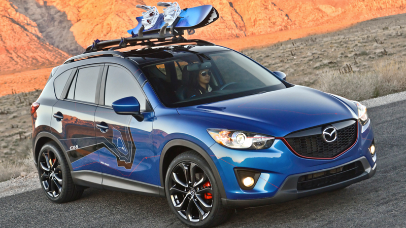 Illustration for article titled Mazda Dressed Up These CX-5s For SEMA, Including A 2.2-liter Diesel Dempsey-Mobile